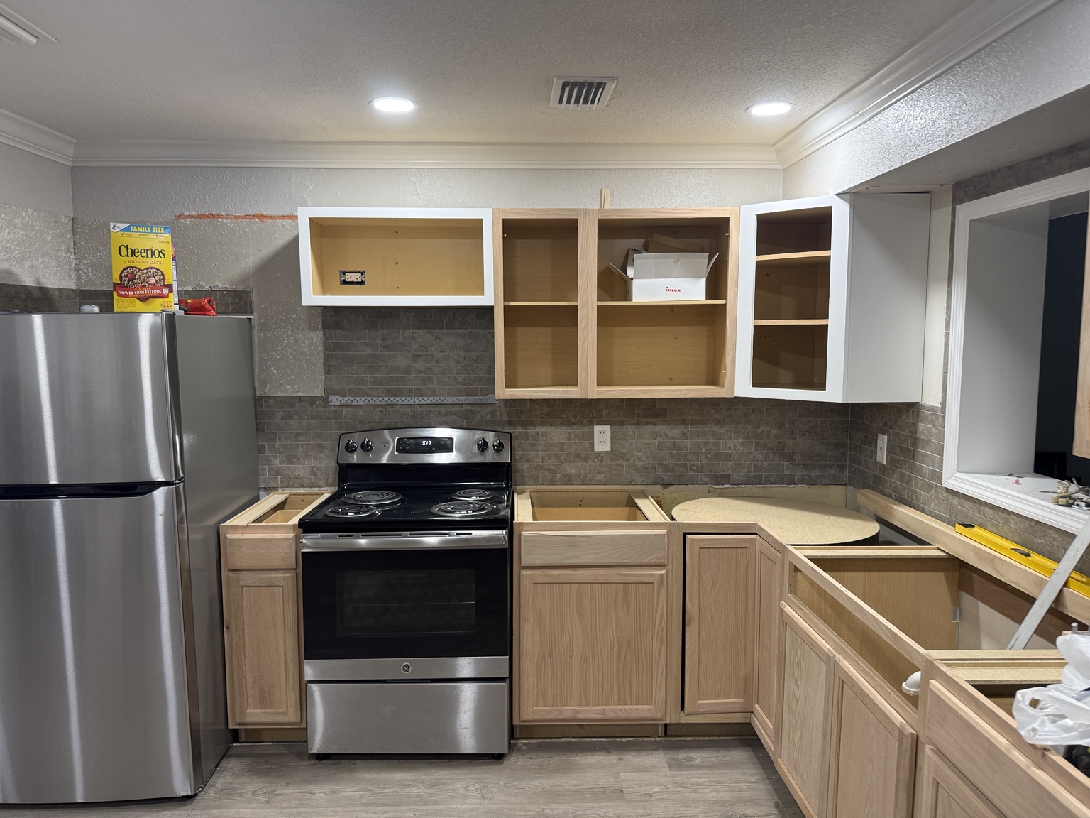 Bartow kitchen remodel project stage